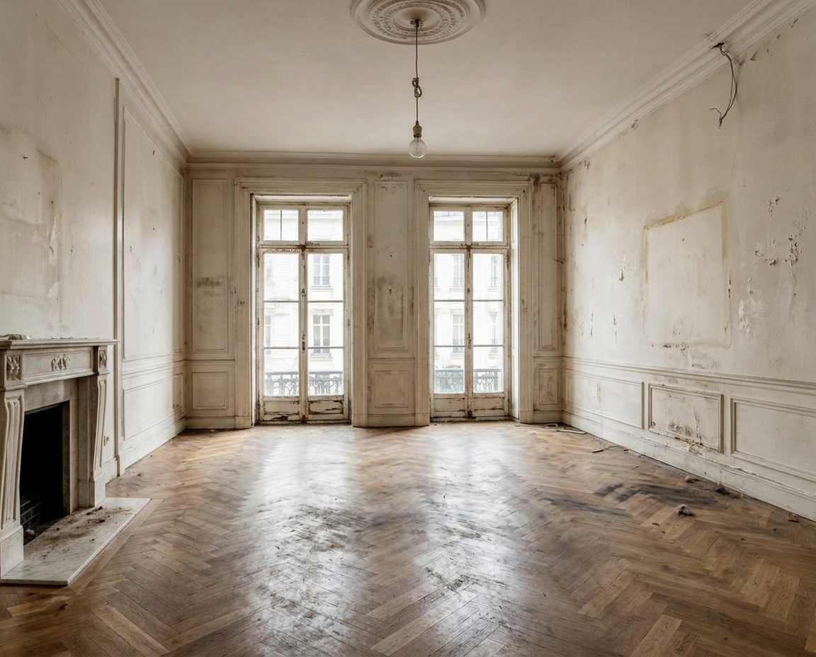 Remodelação de Interior — antes (imagem ilustrativa)